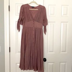 Mauve Midi Dress